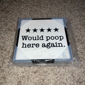 Stupell Home Decor 12 in. x 12 in. Bathroom Humor Wall Decor